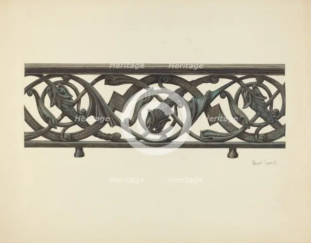 Fence, 1935/1942. Creator: Pearl Torell.