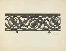 Fence, 1935/1942. Creator: Pearl Torell