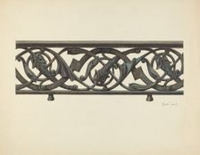 Fence, 1935/1942. Creator: Pearl Torell
