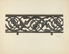 Fence, 1935/1942. Creator: Pearl Torell