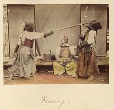 Fencing, about 1873-1883. Creator: Shinichi Suzuki I
