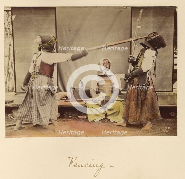 Fencing, about 1873-1883. Creator: Shinichi Suzuki I.