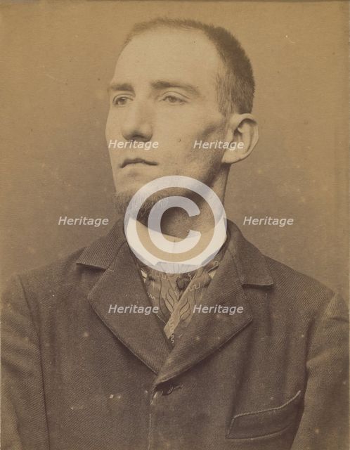Fénéon. Félix. Clerk of the Galerie Berheim Jeune., 1894-5. Creator: Alphonse Bertillon.