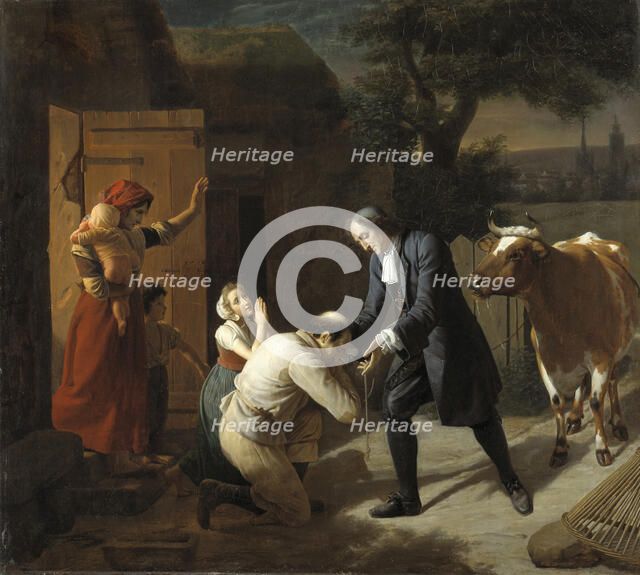 Fénélon returns a Stolen Cow to a Peasant.