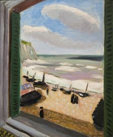 Fenêtre ouverte sur la mer à Étretat, 1920-1921. Creator: Henri Matisse