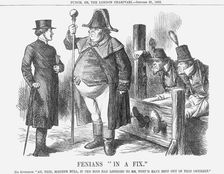 Fenians In A Fix 1865. Artist: John Tenniel