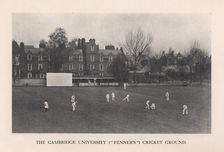 Fenner's, the Cambridge University Cricket Ground, 1912. Artist: Sports and General