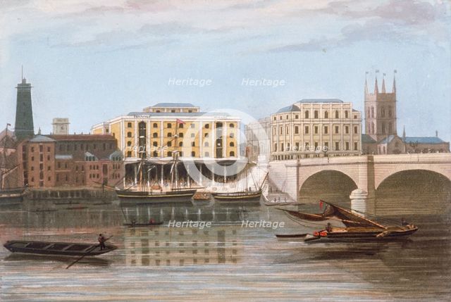 Fenning's Wharf, Bermondsey, London, c1835. Artist: Anon