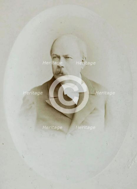 Feodor Burdin, Russian actor, 1870s. Artist: Unknown