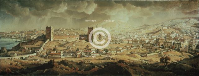 Feodosiya. The Crimea, 1930. Artist: Bogayevsky, Konstantin Fyodorovich (1872-1943)
