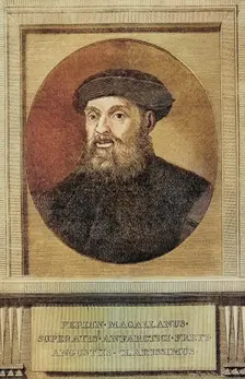 Ferdinand Magellan, (1480-1521), explorer of Portuguese origin, 1788. Creator: Unknown