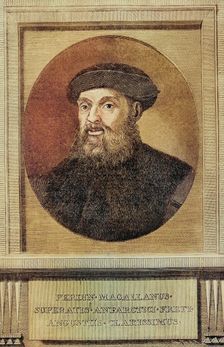 Ferdinand Magellan, (1480-1521), explorer of Portuguese origin, 1788. Creator: Unknown