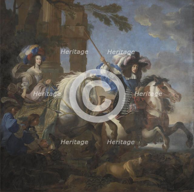 Ferdinand Maria, Elector of Bavaria and Henriette Adelaide of Savoy. Artist: Miel, Jan (1599-1664)