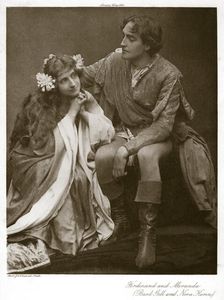 Ferdinand and Miranda c1900.Artist: J Caswall Smith