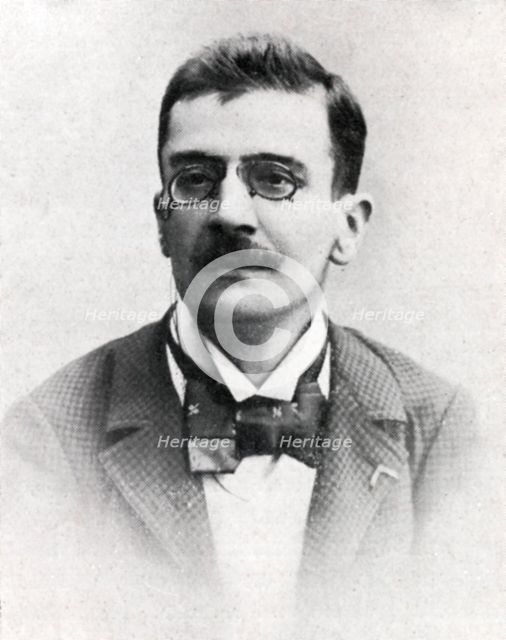 Ferdinand Brunetiere, French writer and critic, late 19th century. Artist: Unknown