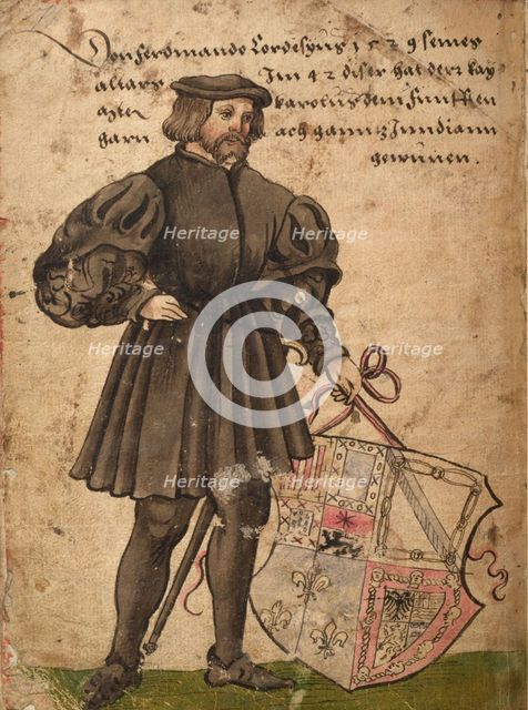 Ferdinand Cortez. From: Trachtenbuch, 1529.
