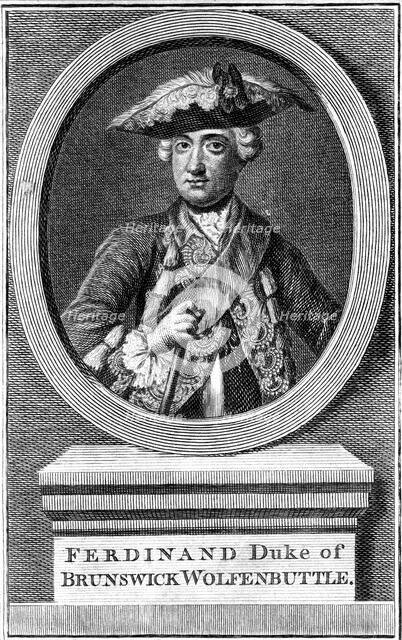 Ferdinand, Duke of Brunswick, (19th century).  Creator: Unknown.