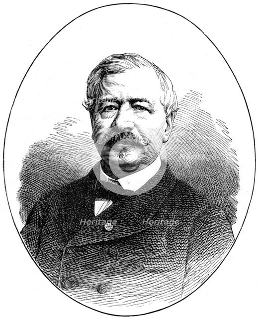 Ferdinand de Lesseps, 19th century French diplomat and entrepreneur, (1900). Artist: Unknown
