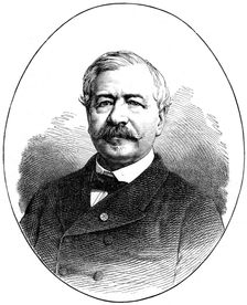 Ferdinand de Lesseps, 19th century French diplomat and entrepreneur, (1900)