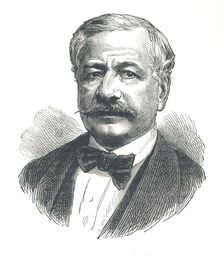 Ferdinand de Lesseps, French diplomat and later developer of the Suez Canal 1893