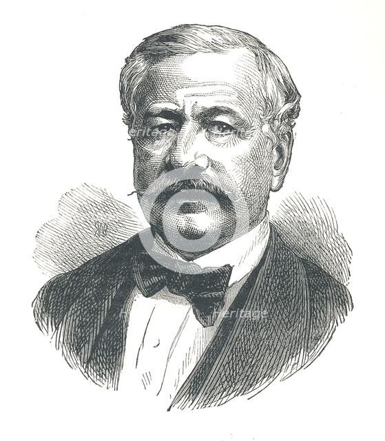 'Ferdinand de Lesseps, French diplomat and later developer of the Suez Canal', 1893.  Artist: Unknown.