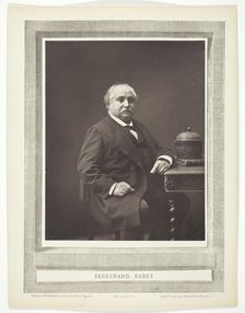 Ferdinand Fabre, 1853/76. Creator: Nadar