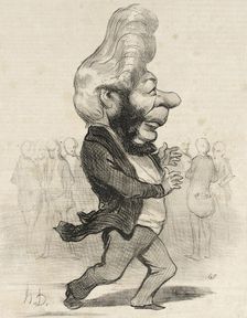 Ferdinand Favre, 1849. Creator: Honore Daumier