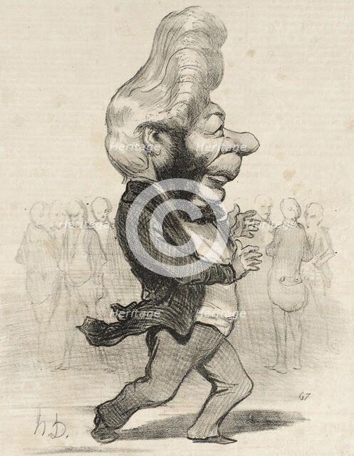 Ferdinand Favre, 1849. Creator: Honore Daumier.