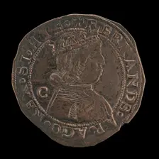 Ferdinand (Ferrante) I of Aragon, 1423-1494, King of Naples 1458 [obverse], 15th century. Creator: Unknown