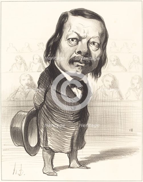 Ferdinand Flocon, 1849. Creator: Honore Daumier.