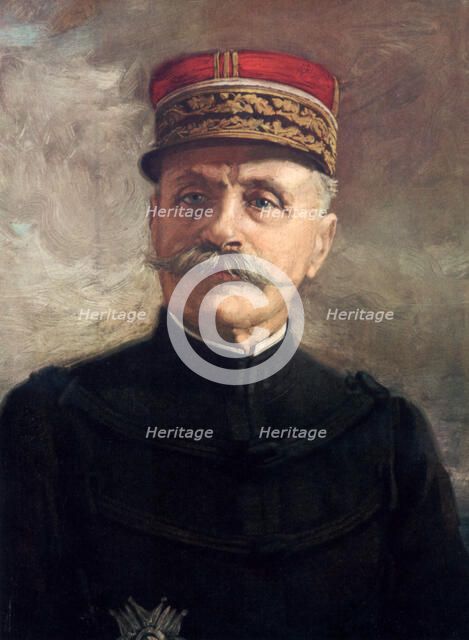 Ferdinand Foch, French general and Allied Supreme Commander in World War I, 1918 (1926). Artist: Unknown