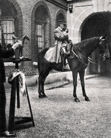 Ferdinand Foch, French soldier and hero of World War I, 1922