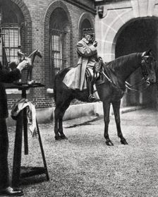 Ferdinand Foch, French soldier and hero of World War I, 1922