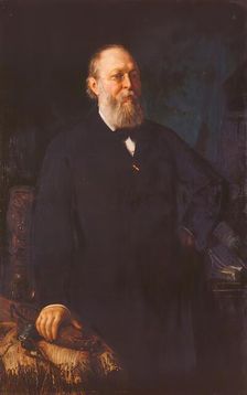 Ferdinand Freiherr von Hochstetter, 1882. Creator: Franz Rumpler