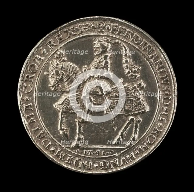 Ferdinand I, 1503-1564, Archduke of Austria 1519, Holy Roman Emperor 1556 [obverse], 1541. Creator: Unknown.