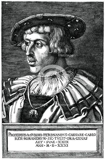 Ferdinand I, 1531, (1870). Artist: Benham