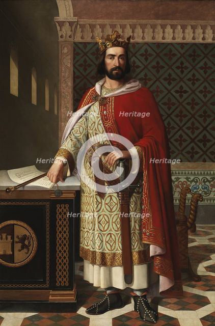 Ferdinand I of León and Castile, 1855. Artist: Maffei Rosal, Antonio (1817-1868)