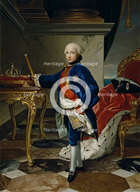 Ferdinand IV, King of Naples, 1760. Creator: Anton Raphael Mengs.