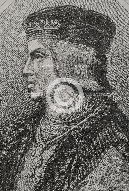 Ferdinand II of Aragon, (The Catholic), King of Aragon and Castile, c1870s.  Creator: Unknown.