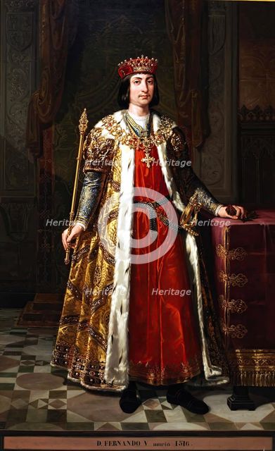 Ferdinand II of Aragon, c1848. Creator: Bernardino Montañés y Pérez.