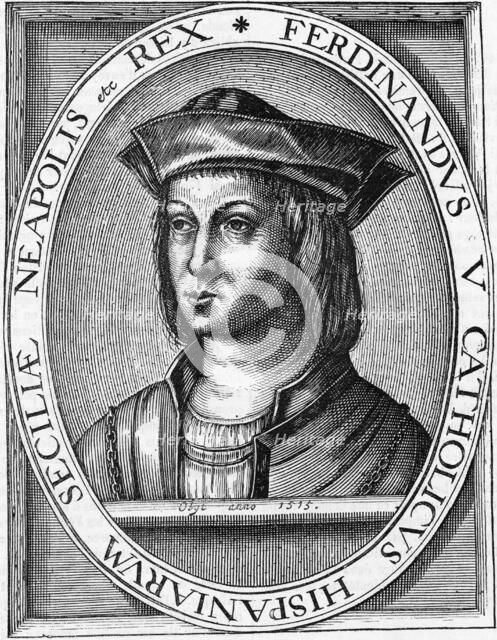 Ferdinand II of Aragon, King of Spain. Artist: Unknown