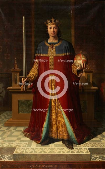Ferdinand III of Castile, 1850. Creator: Carlos Mugica y Perez.