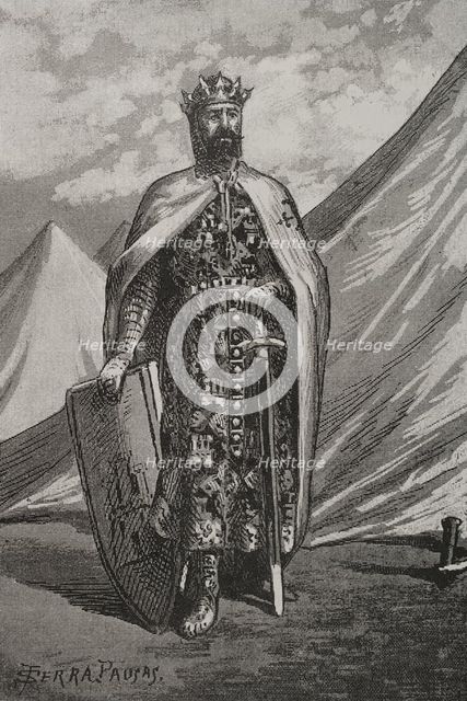 Ferdinand III of León and Castile, called the Saint (1199/1201-1252), 1890.  Creator: Joan Serra y Pausas.