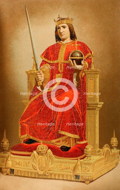 Ferdinand III of León and Castile, called the Saint (1199/1201-1252), King of Castile..., 1889.  Creator: Unknown.
