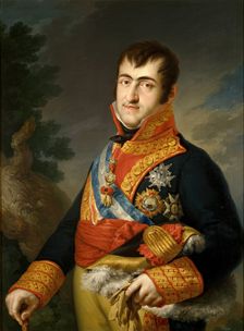 Ferdinand VII in the uniform of a captain-general, c1814. Creator: Vicente Lopez y Portana