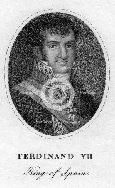 Ferdinand VII, King of Spain, 19th century. Artist: Unknown