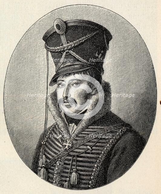 Ferdinand von Schill (1776-1809). Creator: Buchhorn, Ludwig (1770-1856).