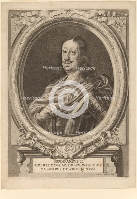 Ferdinando II, Grand Duke of Tuscany, before 1691. Creator: Adriaen Haelwegh.