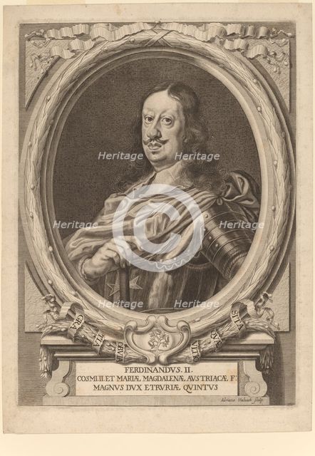 Ferdinando II, Grand Duke of Tuscany, before 1691. Creator: Adriaen Haelwegh.