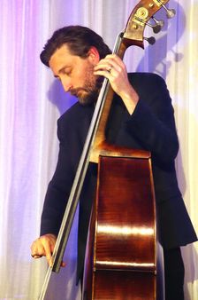 Ferg Ireland, Georgia Cecile Quartet, Watermill Jazz Club, Dorking, Surrey, 7 October 2025. Creator: Brian O'Connor